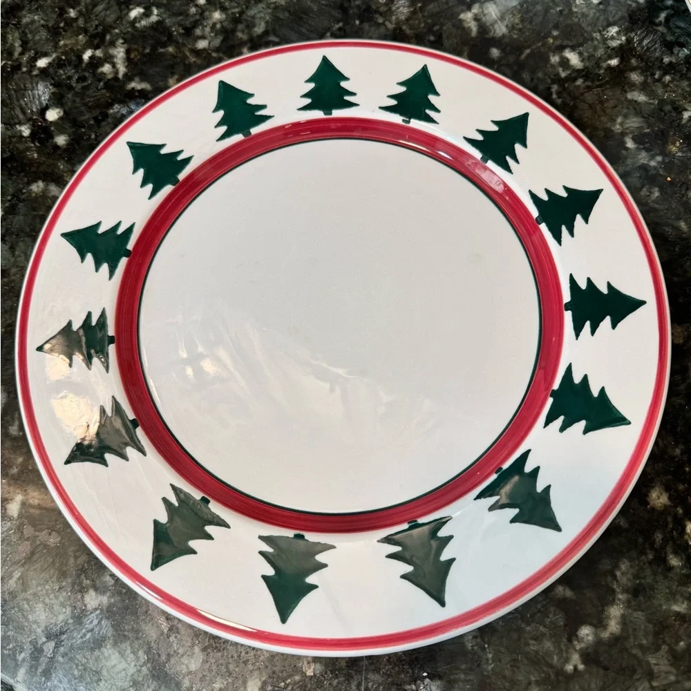 Pier 1 O’Tannenbaum charger plate.